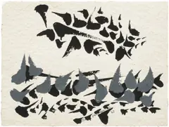 Claire Falkenstein, Untitled, 1967, Unique acrylic drawing, on wove paper