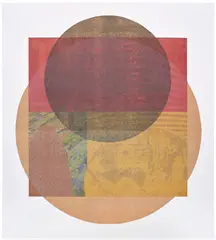 Sam Gilliam, New Movie 4, 2008, Relief and archival inkjet print in colors, on wove paper, with full margins