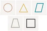 Sol LeWitt, Five Geometric Figures in Five Colors (K. 1986.06), 1986, The complete set of five screenprints in colors, on Hollands Register paper, with full margins