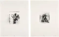 Tin Shears; and Metal Snips, from Ten Winter Tools (W.C. 112 & 115) by Jim Dine, 1973, Two lithographs, on German Etching Deluxe paper, with full margins, sold Apr 2026