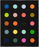 Damien Hirst, Methylamine-13c, 2014, Screenprint in colors with glaze and diamond dust, on Somerset paper, the full sheet