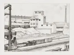 Charles Sheeler, Industrial Series #1 (G. 5, B. 5), 1928, Lithograph, on Rives paper, with full margins