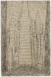 Abraham Walkowitz, Improvisation of New York, 1909, Unique black ink drawing, on laid paper