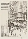 Childe Hassam, Fifth Avenue, Noon (C. 77)