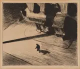 Edward Hopper, Night Shadows, from Six American Etchings (Series I) (Z. 22, L. 82)