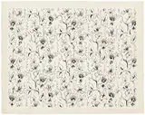 Charles E. Burchfield, Study for Wallpaper in Black and White, 1922-28, Unique ink drawing, on wove paper