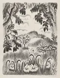 Charles E. Burchfield, Summer Benediction (P. 193), 1953, Lithograph, on wove paper, with full margins