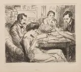 John Sloan, Memory (M. 136), 1906, Etching, on wove paper, with full margins