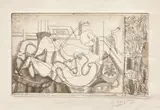 Georges Braque, Nu allongé (Nude Lying Down) (V. 25), 1934, Etching, on J. Perrigot Arches paper, with full margins