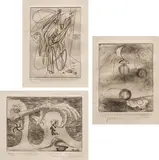 Various Artists, Solidarité (Solidarity): five plates, 1938, The set of two etchings and three engravings, on Montval laid paper, with full margins, with text by Paul Éluard translated by Brian Coffey, table of contents and justification pages, signed by Éluard on the title page, all loose (as issued)