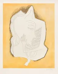 Man Ray, Magie de l'image (The Magic of the Image) (A. 38), 1971, Etching and aquatint in colors, on Arches paper, with full margins