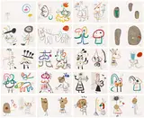 L'Enfance d'Ubu (Ubu's Childhood) (M. 998-1021, C. bks 204) by Joan Miró, 1975, The complete set of 20 signed lithographs, 4 unsigned lithographs in colors and 16 additional lithographs, on Arches pap, sold Apr 2026