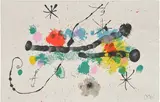 Je travaille comme un jardinière (I Work as a Gardener) (M. 418) by Joan Miró, 1964, Lithograph in colors, on Arches paper, the full sheet, sold Apr 2026