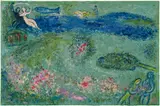 Marc Chagall, Le Verger, from Daphnis et Chloé (The Orchard, from Daphnis and Chloé) (M. 341, see C. bks 46)