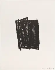 Richard Serra, Sketch 7, from Sketches (G. 967, B.-W. 18), 1980-81, Lithograph, on Arches paper, with full margins