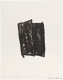 Richard Serra, Sketch 7, from Sketches (G. 967, B.-W. 18), 1980-81, Lithograph, on Arches paper, with full margins