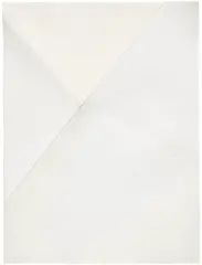 Dorothea Rockburne, Locus #6, from Locus, 1972, Relief etching, aquatint, pencil and white oil paint, on Strathmore Rag Bristol paper, folded (as issued), the full sheet
