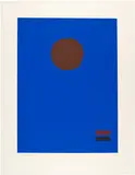 Adolph Gottlieb, Blue Night (A.A.A. 68), 1970, Screenprint in colors, on Fabriano paper, with full margins