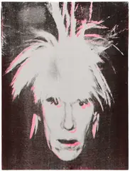 Andy Warhol, Fright Wig, circa 1986, Screenprint in colors, on cotton T-shirt