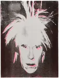 Andy Warhol, Fright Wig, circa 1986, Screenprint in colors, on cotton T-shirt