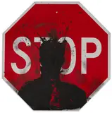 Richard Hambleton, Stop 5, 2019, Giclée print on aluminum (Dibond)