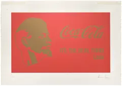 Alexander Kosolapov, Lenin Coca-Cola, 1982, Screenprint in colors, on Arches paper, with full margins
