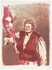 Neo Rauch, Fürstin (Princess), 2011, Lithograph in colors, on handmade paper, with full margins