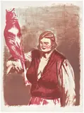 Neo Rauch, Fürstin (Princess), 2011, Lithograph in colors, on handmade paper, with full margins
