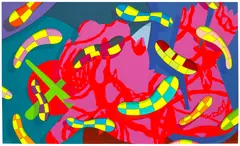 Kaws, ALONE AGAIN, 2018, Screenprint in colors, on wove paper, the full sheet