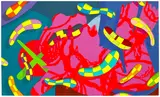 Kaws, ALONE AGAIN, 2018, Screenprint in colors, on wove paper, the full sheet