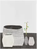 Jonas Wood, Untitled, 2009, Lithograph and screenprint in colors, on Coventry vellum paper, the full sheet
