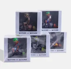 Hebru Brantley, Beyond the Beyond (Flyboy): set of 5, 2013, The set of five painted cast vinyl toys, all contained in the original packaging