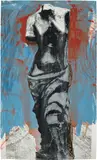 Jim Dine, The Red, White and Blue Venus for Mondale (D'O. & F. 182), 1984, Screenprint in colors, on Rives BFK paper, the full sheet