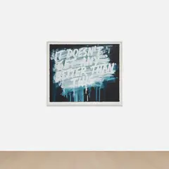 Mel Bochner, It Doesn’t Get Any Better Than This (K. 2014.03), 2014, Screenprint in colors, on Lanaquarelle paper, the full sheet