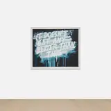Mel Bochner, It Doesn’t Get Any Better Than This (K. 2014.03), 2014, Screenprint in colors, on Lanaquarelle paper, the full sheet