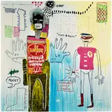 Jean-Michel Basquiat, Piano Lesson, from Superhero Portfolio, 1982-87/2022, Screenprint in colors, on Saunders Waterford paper, the full sheet, accompanied by the portfolio's title page