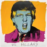 Deborah Kass, Vote Hillary, 2016, Screenprint in colors, on Stonehenge paper, with full margins