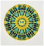 Damien Hirst, Domine, in Virtute Tua, from Psalm Prints, 2010, Screenprint in colors with diamond dust, on wove paper, with full margins