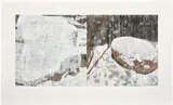Jennifer Bartlett, Two Boulders, 2011, Screenprint in colors, on wove paper, with full margins