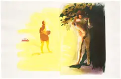 Eric Fischl, Untitled [Inner Tube], from Four Aquatints (V. 1989.3.2), 1989, Etching and aquatint in colors, on Somerset paper, with full margins