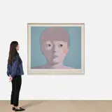 Zhang Xiaogang, My Memory No. 1, 2002, Lithograph in colors, on Arches paper, with full margins