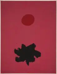 Adolph Gottlieb, Rosy Mood (A.A.A. 46), 1967, Screenprint in colors, on Arches paper, with full margins