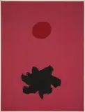 Adolph Gottlieb, Rosy Mood (A.A.A. 46), 1967, Screenprint in colors, on Arches paper, with full margins