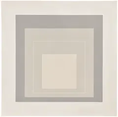 Josef Albers, WLS XIV, from White Line Squares (Series II) (G. 15, D. 172.6), 1966, Lithograph in colors, on Arches Cover paper, with full margins