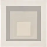 Josef Albers, WLS XIV, from White Line Squares (Series II) (G. 15, D. 172.6), 1966, Lithograph in colors, on Arches Cover paper, with full margins