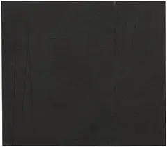 Fred Sandback, Untitled, 1993, Unique black masonite with knife cuts
