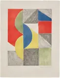 Sonia Delaunay, Venise (Venice), 1969, Etching and aquatint in colors, on Arches paper, with full margins