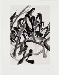 Shinique Smith, Book Page 3 Study, from Rush 20th Anniversary Print Portfolio, 2015, Inkjet print, on wove paper, with full margins