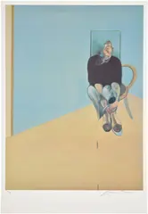 Study for Self-Portrait (after, Study for Self-Portrait 1982) (S. 35, T. 16) by Francis Bacon, 1984, Offset lithograph in colours, on wove paper, with full margins, sold Jun 2026