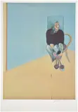 Francis Bacon, Study for Self-Portrait (after, Study for Self-Portrait 1982) (S. 35, T. 16), 1984, Offset lithograph in colours, on wove paper, with full margins